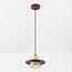 Hanglamp Caelio - travertin (natuursteen) met houten detail