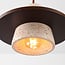 Hanglamp Caelio - travertin (natuursteen) met houten detail
