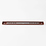 3-lichts Japandi hanglamp Caelio van travertin (natuursteen) met houten details