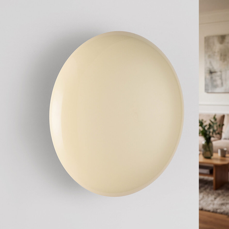Oplaadbare wandlamp Ariso crème met touch dimmer en instelbare lichtkleur