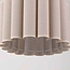 Hanglamp Celine met geplooide linnen kap in beige