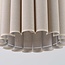 Plafondlamp Celie met geplooide linnen kap in beige