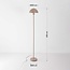Mushroom vloerlamp Sorai van beige metaal