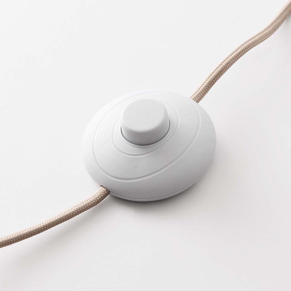 Vloerlamp Avana beige met linnen kap