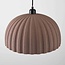 Wabi Sabi hanglamp Kawasu - steeneffect in warmbruin