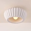 Wabi Sabi plafondlamp Kagei wit met steeneffect