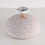 Wabi Sabi plafondlamp Zenro - wit terrazzo met roségoud detail