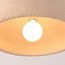 Wabi Sabi plafondlamp Zenro met steeneffect in zandbeige en roségoud detail