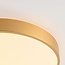 Moderne plafondlamp Gorila goud met 3-staps dimbare LEDs