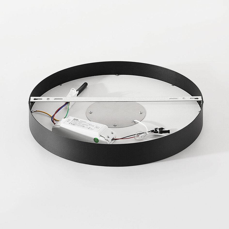 Plafondlamp Deimos 3-staps dimbaar LED in zwart en beige