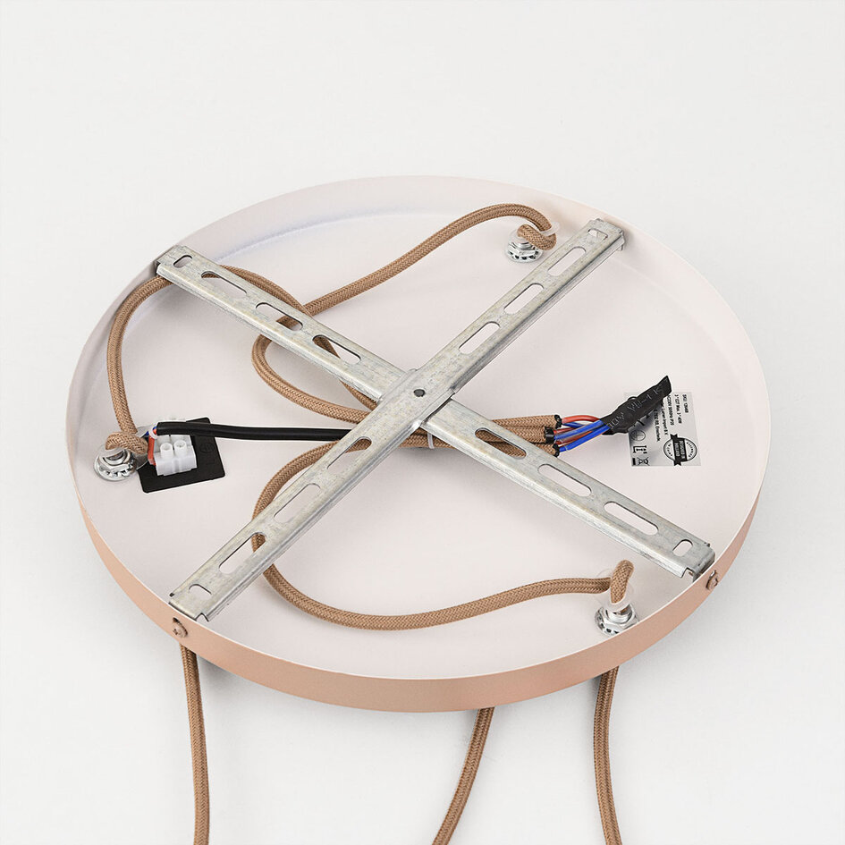 Hanglamp Viola 3-lichts - opaal glas en beige