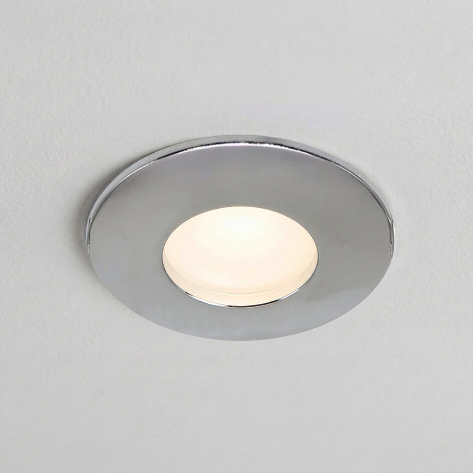 Inbouwspot Rex zilver voor badkamer