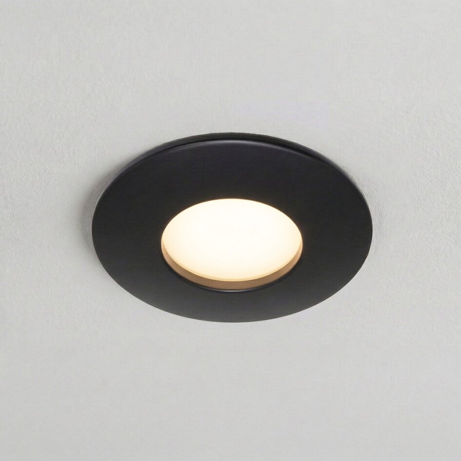 Inbouwspot Rex - zwart