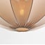 Hanglamp Elyora van stof - taupe