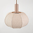 Hanglamp Tayra van linnen in taupe