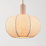 Hanglamp Tayra van linnen in taupe
