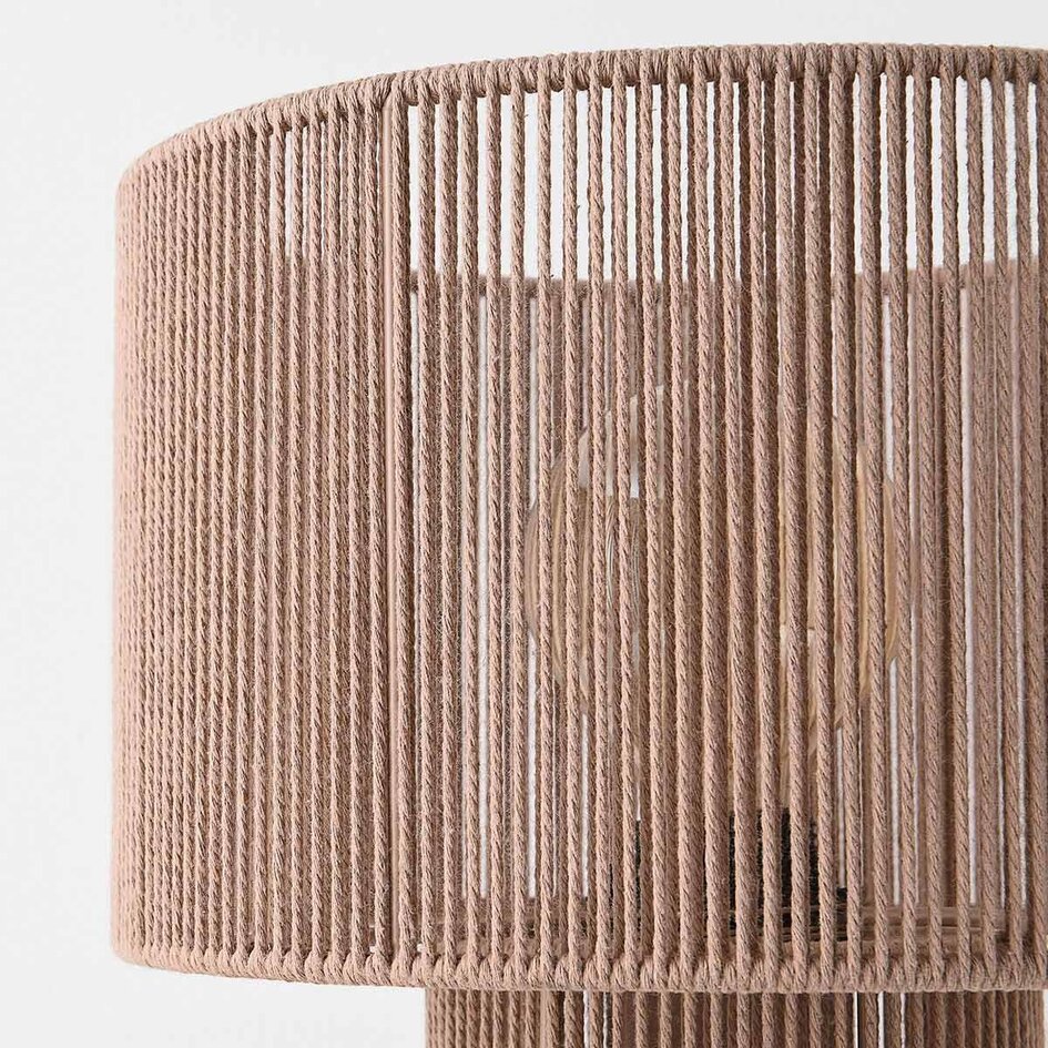 Tafellamp Rilva van natuurlijk katoentouw