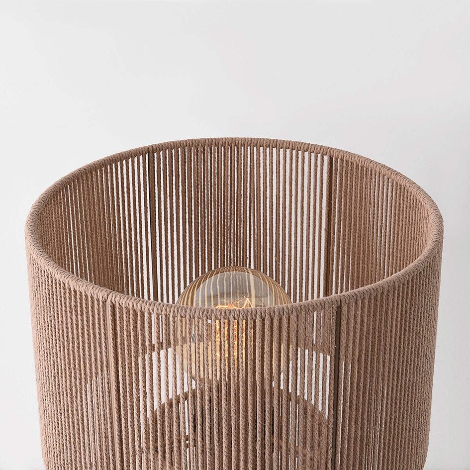 Tafellamp Rilva van natuurlijk katoentouw