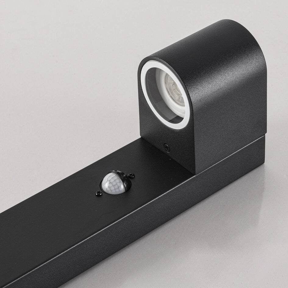 Staande buitenlamp Simone met sensor - 100 cm antraciet