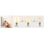 Design hanglamp Stellar met geïntegreerde 3-staps dimbare LEDs  - houtoptiek