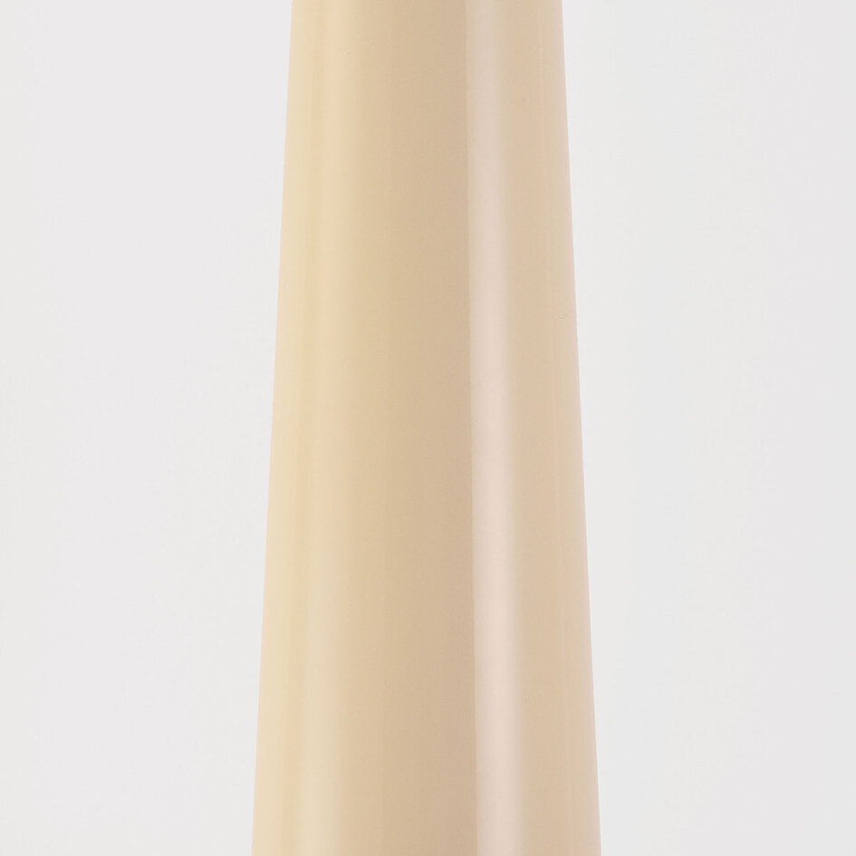 Vloerlamp Maude met geplooide linnen kap in beige