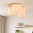3-lichts Japandi plafondlamp Sandel