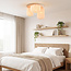 3-lichts Japandi plafondlamp Sandel