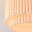 Plafondlamp Vessa met gelaagde linnen kap