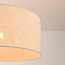 Hanglamp Cavallo met linnen kap - gebroken wit
