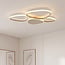 Design plafondlamp Lirina met geïntegreerde LED, 3-staps dimbaar - zandbeige