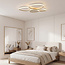 Design plafondlamp Lirina met geïntegreerde LED, 3-staps dimbaar - zandbeige