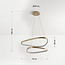 Design hanglamp Nivara met geïntegreerde LED, 3-staps dimbaar - zandbeige