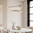 Design hanglamp Nivara met geïntegreerde LED, 3-staps dimbaar - zandbeige