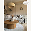 Wabi Sabi hanglamp Urban Stone met zandbeige steenmotief - 50 x 34 cm