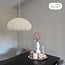 Stoffen hanglamp Mesh - beige
