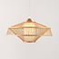 Bamboe hanglamp Olira met diffuser - naturel