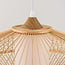 Bamboe hanglamp Olira met diffuser - naturel