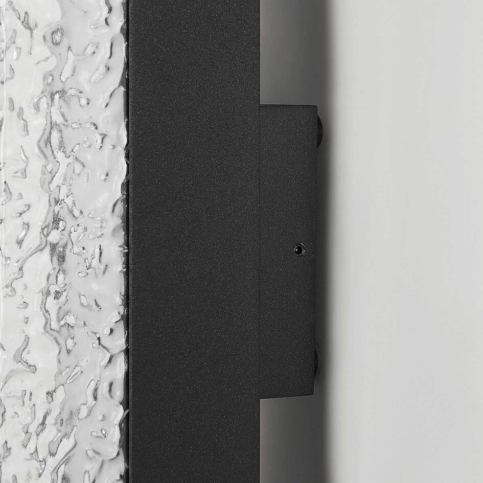 Buiten wandlamp Simon met geïntegreerde LED in antraciet