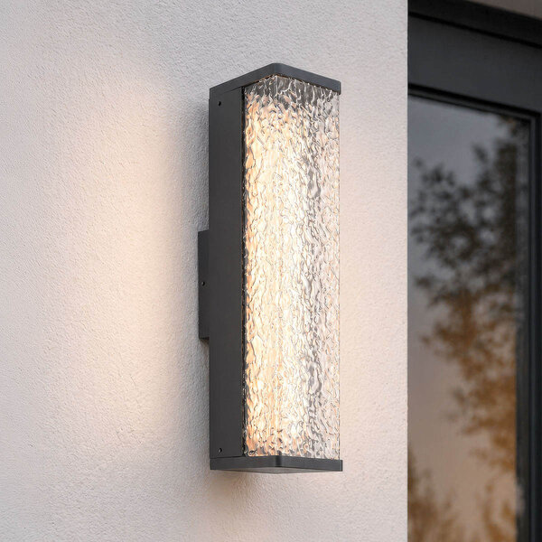 Buiten wandlamp Simon met geïntegreerde LED in antraciet