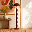 Design vloerlamp Mura burgundy (donkerrood) van metaal