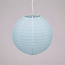Lichtblauwe nylon lampion voor buiten