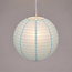 Lichtblauwe nylon lampion voor buiten