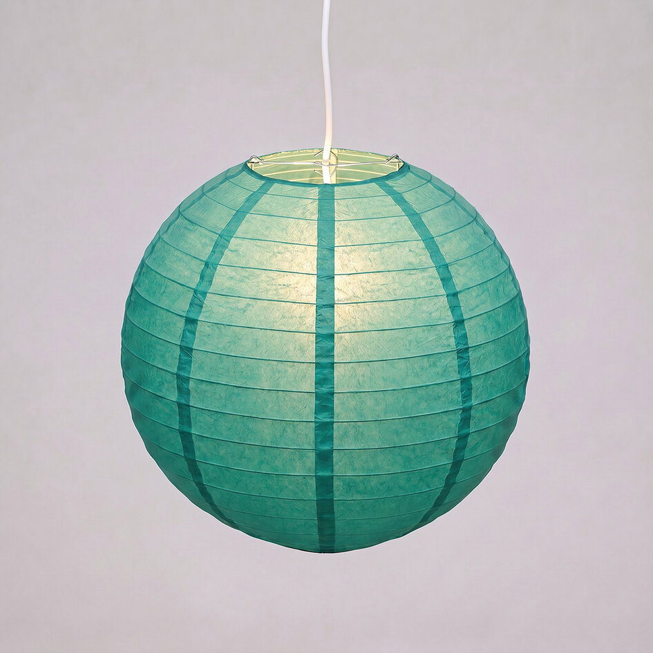 Lichtgroene nylon lampion voor buiten