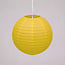 Gele nylon lampion voor buiten
