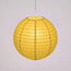 Gele nylon lampion voor buiten