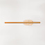 Badkamer wandlamp Lima met geïntegreerde LED en travertin (natuursteen) - goud