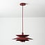 Hanglamp Alvra -  matte bordeaux rood