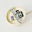Hanglamp Alvra in glanzend beige