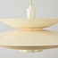 Hanglamp Alvra in glanzend beige