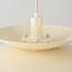Hanglamp Alvra in glanzend beige